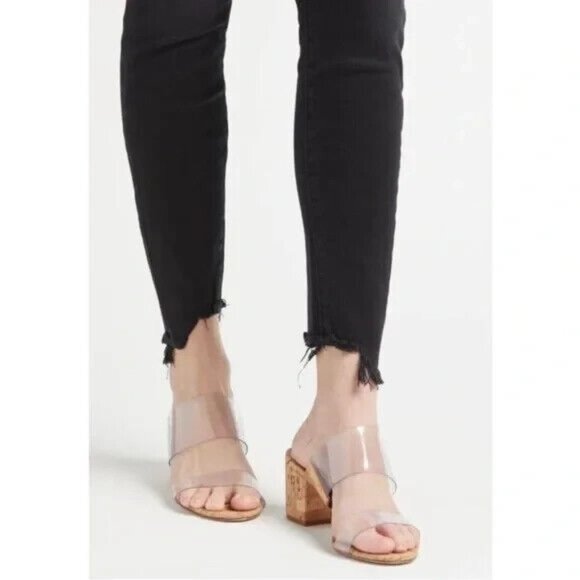 Good American Good Legs Step Fray Hem Skinny Jeans Women 16 Stretch GLSH616T - Picture 16 of 16